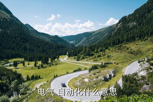  電氣 自動化什么意思