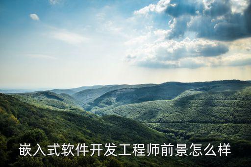 嵌入式軟件開發(fā)工程師前景怎么樣