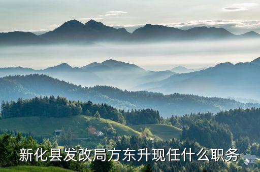 新化縣發(fā)改局方東升現(xiàn)任什么職務(wù)