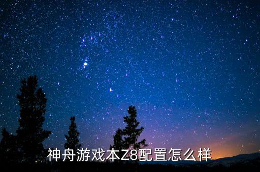 神舟游戲本Z8配置怎么樣