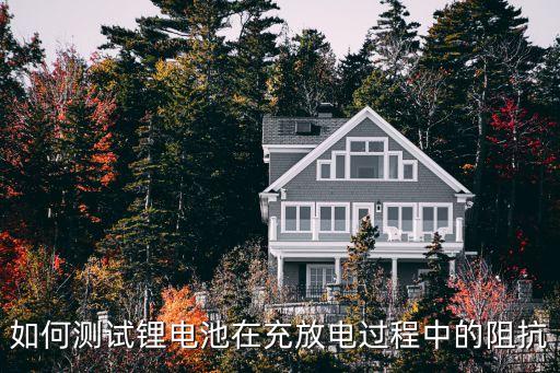 如何測試鋰電池在充放電過程中的阻抗