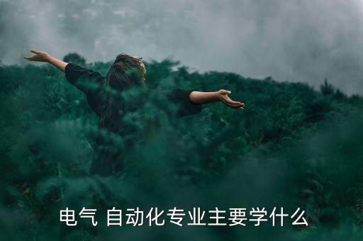  電氣 自動化專業(yè)主要學(xué)什么