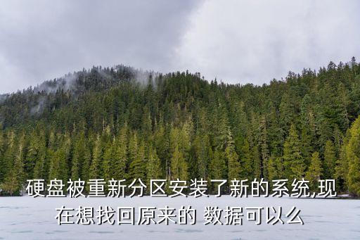  硬盤被重新分區(qū)安裝了新的系統(tǒng),現(xiàn)在想找回原來的 數(shù)據(jù)可以么