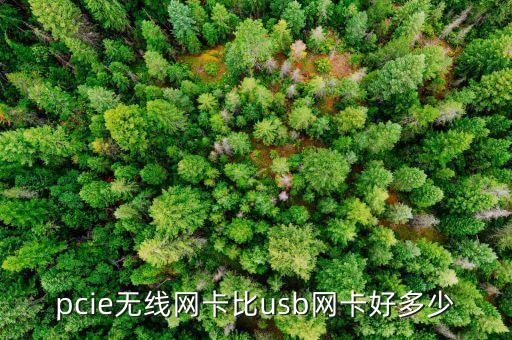 pcie無線網(wǎng)卡比usb網(wǎng)卡好多少