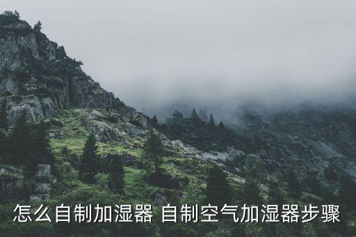 怎么自制加濕器 自制空氣加濕器步驟