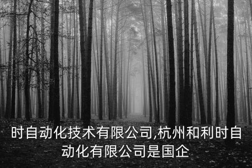 和利時(shí)自動(dòng)化技術(shù)有限公司,杭州和利時(shí)自動(dòng)化有限公司是國(guó)企