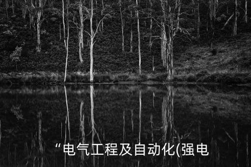 電氣電報工程及自動化,電氣工程及自動化是什么專業(yè)?