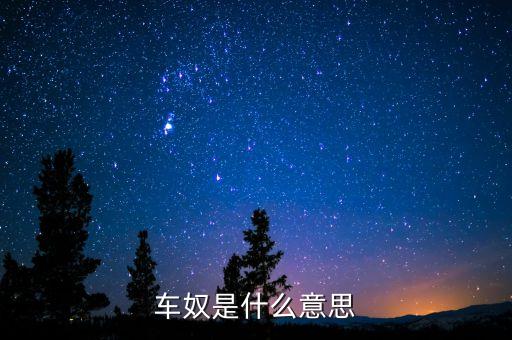 車集，車閘是什么