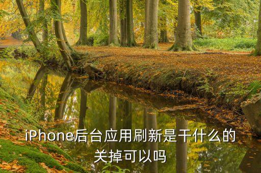 app數(shù)據(jù)刷新,實(shí)時(shí)活動(dòng)和后臺(tái)app刷新有什么區(qū)別?