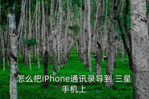 蘋果數(shù)據(jù)轉(zhuǎn)入三星,蘋果手機(jī)怎么傳輸數(shù)據(jù)到三星手機(jī)