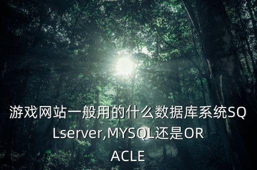 游戲服務(wù)器 數(shù)據(jù)庫,網(wǎng)吧服務(wù)器數(shù)據(jù)庫系統(tǒng)及優(yōu)點(diǎn)分析