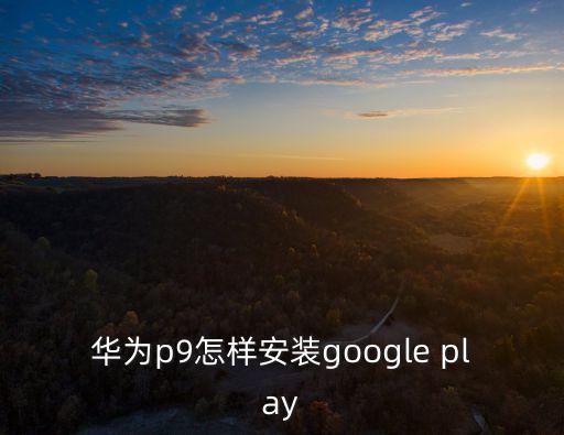華為p9怎樣安裝google play