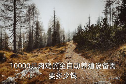 10000只肉雞的全自動養(yǎng)殖設備需要多少錢
