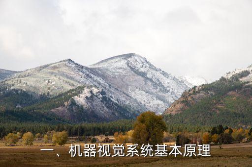 一、機器視覺系統(tǒng)基本原理