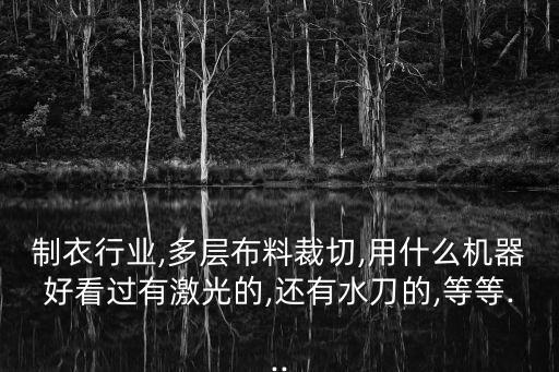 制衣行業(yè),多層布料裁切,用什么機(jī)器好看過有激光的,還有水刀的,等等...