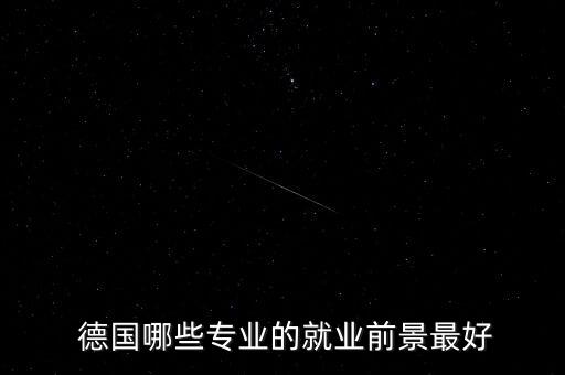  德國(guó)哪些專業(yè)的就業(yè)前景最好