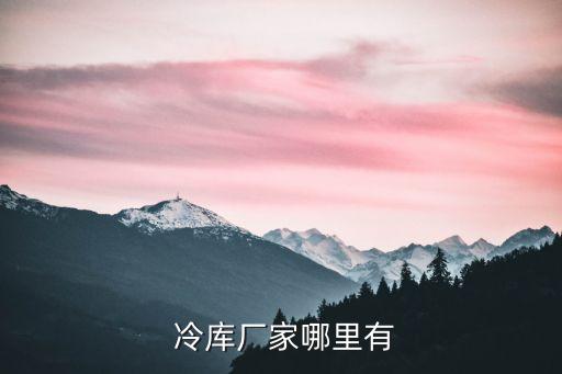  冷庫(kù)廠家哪里有