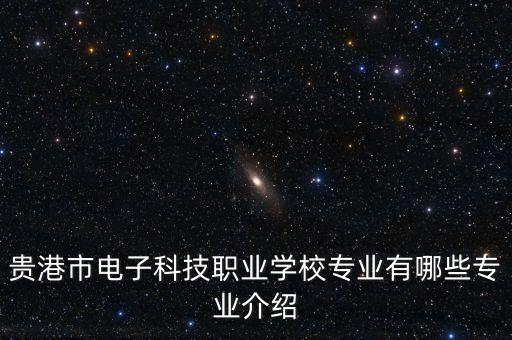 貴港市電子科技職業(yè)學(xué)校專業(yè)有哪些專業(yè)介紹