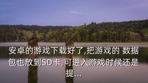 都市賽車6數(shù)據(jù)包放sd卡不能玩