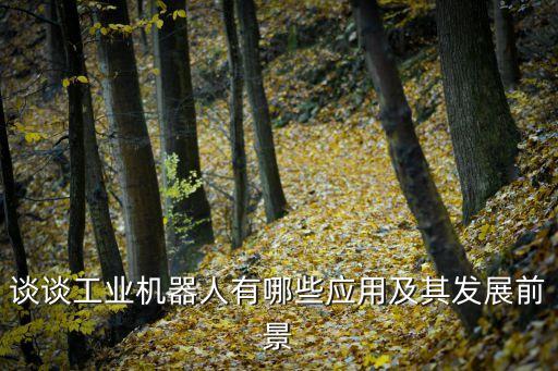 談?wù)劰I(yè)機(jī)器人有哪些應(yīng)用及其發(fā)展前景