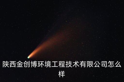 陜西金創(chuàng)博環(huán)境工程技術有限公司怎么樣