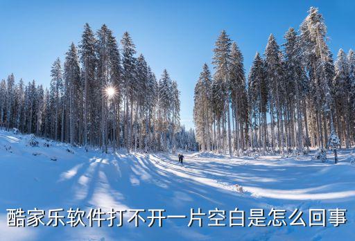 酷家樂軟件打不開一片空白是怎么回事