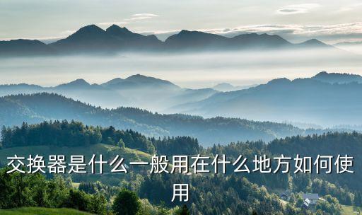網(wǎng)絡(luò)交換器,交換器,網(wǎng)絡(luò)中為什么需要網(wǎng)絡(luò)交換機?