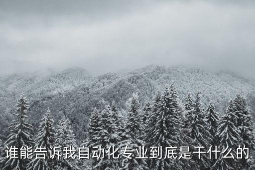 做自動化設(shè)備是什么工種,自動化設(shè)備有何用處?