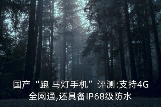 國產(chǎn)“跑 馬燈手機(jī)”評測:支持4G全網(wǎng)通,還具備IP68級防水