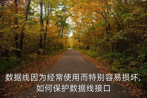 數據線因為經常使用而特別容易損壞,如何保護數據線接口
