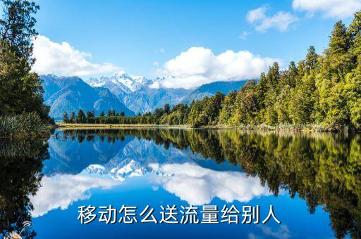 中國移動(dòng) 數(shù)據(jù)流量包轉(zhuǎn)贈(zèng),中國移動(dòng)流量如何轉(zhuǎn)贈(zèng)給別人?