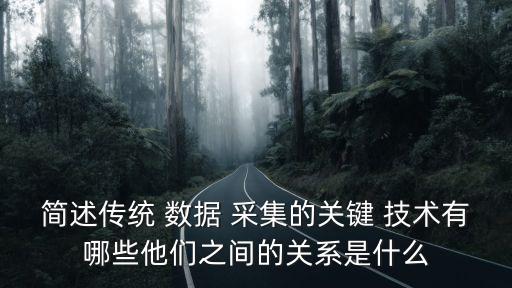 簡述傳統(tǒng) 數(shù)據(jù) 采集的關(guān)鍵 技術(shù)有哪些他們之間的關(guān)系是什么
