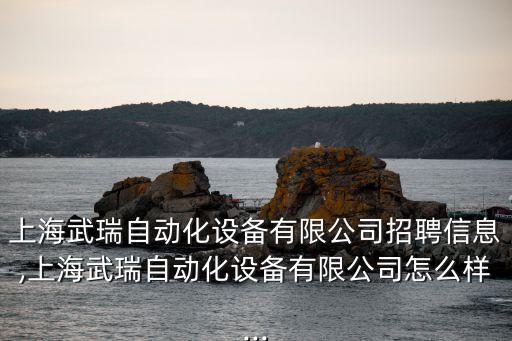 上海武瑞自動(dòng)化設(shè)備有限公司招聘信息,上海武瑞自動(dòng)化設(shè)備有限公司怎么樣...