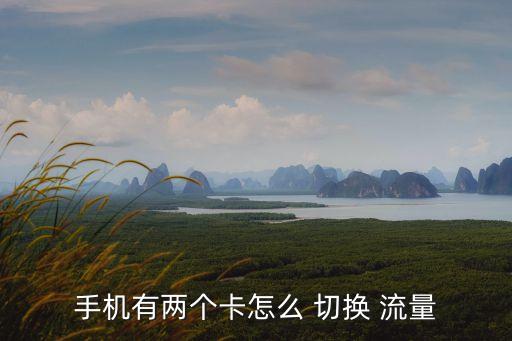 手機(jī)有兩個(gè)卡怎么 切換 流量