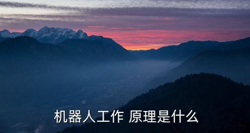  機(jī)器人工作 原理是什么