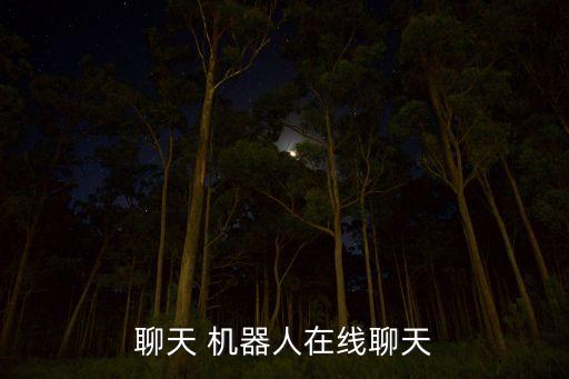 聊天 機(jī)器人在線聊天