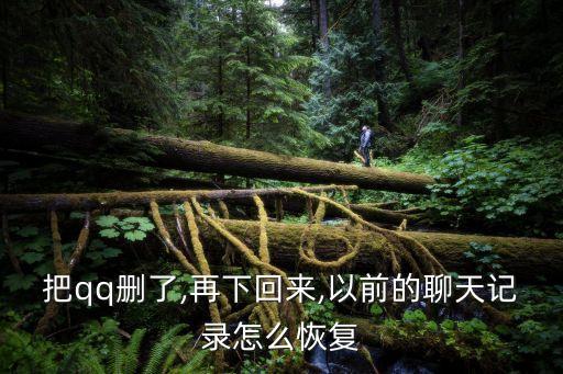 怎么重啟qq恢復數(shù)據(jù),怎么恢復手機qq聊天記錄?