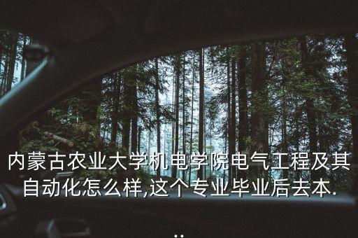 電氣自動(dòng)化內(nèi)蒙古,電氣自動(dòng)化技術(shù)能直升本科嗎?