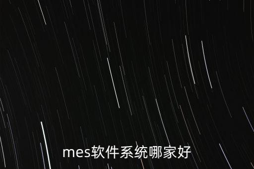 mes軟件系統(tǒng)哪家好