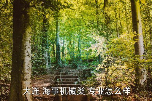  大連 海事機(jī)械類 專業(yè)怎么樣