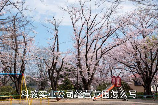 科教實(shí)業(yè)公司經(jīng)營范圍怎么寫