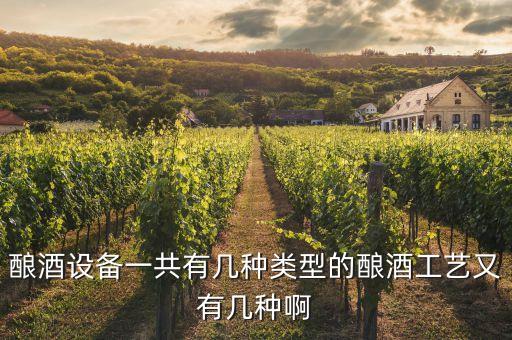 釀酒設備一共有幾種類型的釀酒工藝又有幾種啊