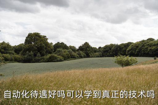 自動化待遇好嗎可以學(xué)到真正的技術(shù)嗎