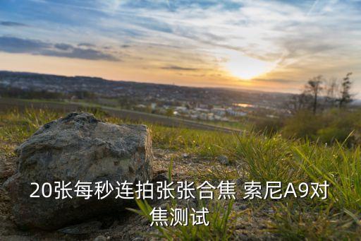 20張每秒連拍張張合焦 索尼A9對焦測試