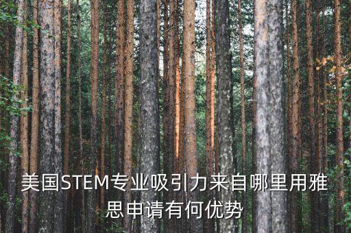 美國STEM專業(yè)吸引力來自哪里用雅思申請有何優(yōu)勢