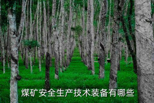  煤礦安全生產(chǎn)技術(shù)裝備有哪些