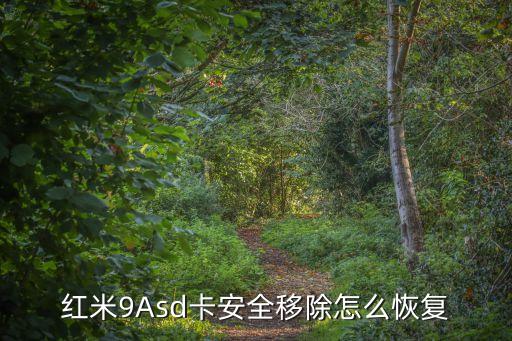 紅米9Asd卡安全移除怎么恢復