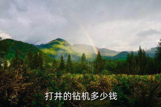 打井的鉆機(jī)多少錢(qián)