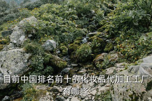 目前中國排名前十的化妝品代加工工廠有哪些