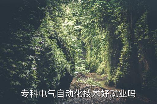 大專學的電氣自動化,電氣自動化大專生就業(yè)前景怎么樣?